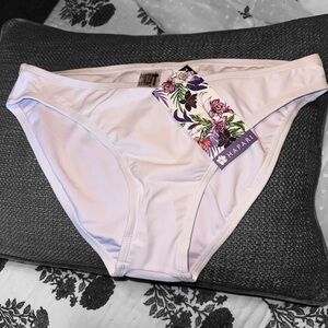 NWT Hapari swim bikini bottoms in crisp white womens Sz M 8-10
